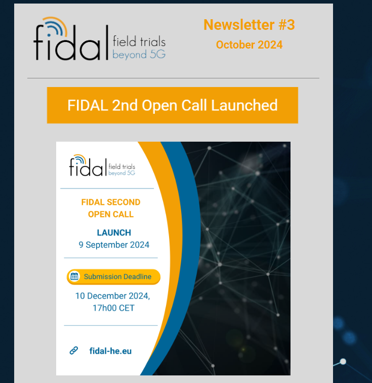 FIDAL 3rd #Newsletter is now available!

Click on the link below to read about our current and future activities! lnkd.in/eKxsgwyP

#NL #News #FIDAL #OpenCalls #Events