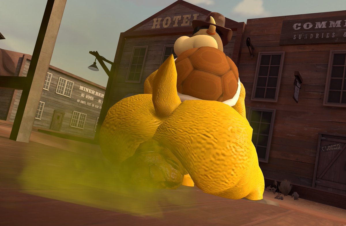 NastyBrownKoopa's tweet photo. my part of an art trade with @PurpleGassy / @NastyPurple18
Bullseye letting it all out~

#Farts #Scat #scatfetish #SFM #NSFW #Koopa https://t.co/y4ofMJ8cuG