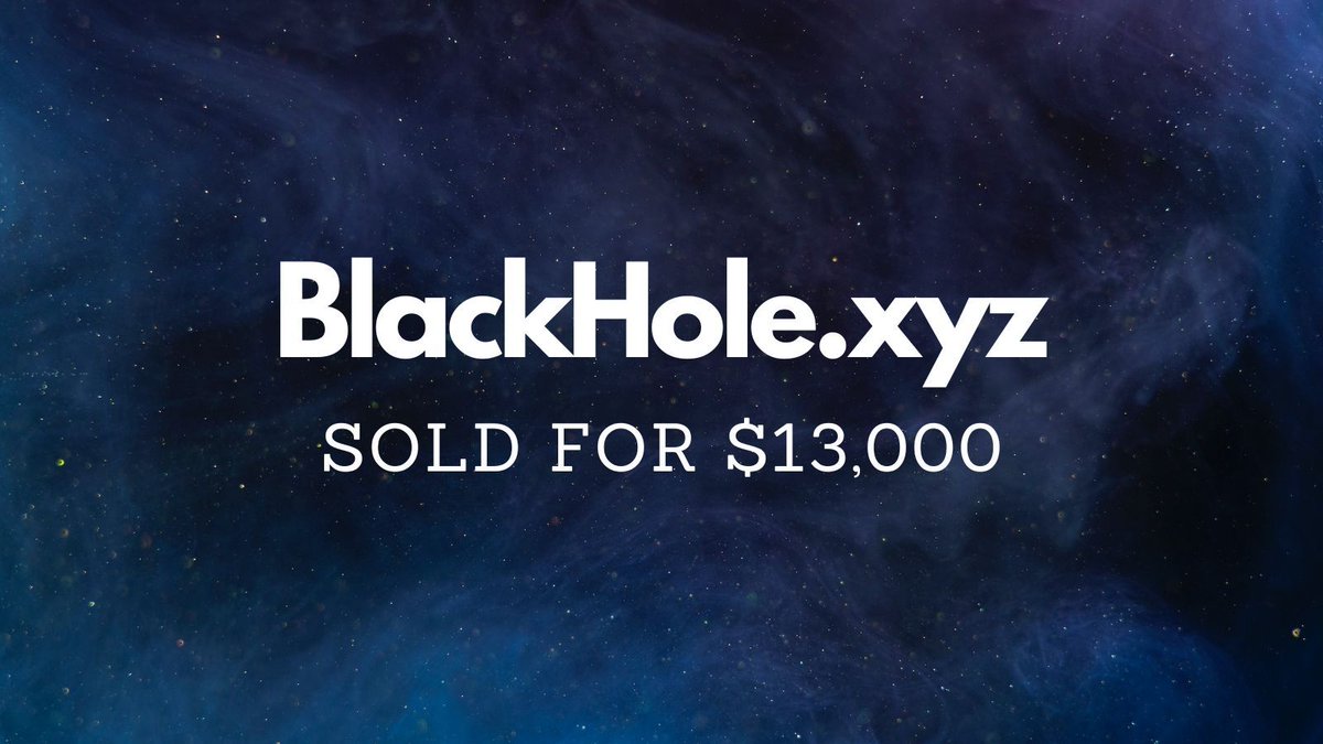 NameBio's tweet image. Yesterday saw $378k in domain name sales including:

$13,000 BlackHole․xyz
$13,000 LiveAndTell․com
$9,888 FearlessStudios․com
$8,877 MJBet․com
$6,825 Richardsons․com
$5,300 Woss․com

Full list 👉 namebio.com/daily

#Domains