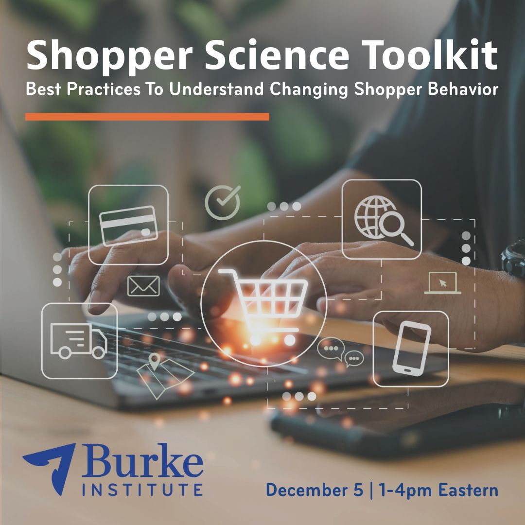 We’re excited to debut our next short course in December! 🙌 ⤵️ 
 
Shopper Science Toolkit: Best Practices to Understand Changing Shopper Behavior
 
Join us on Dec 5th from 1-4pm Eastern!
 
For more information, and to enroll, visit our website: buff.ly/3XWSXeE