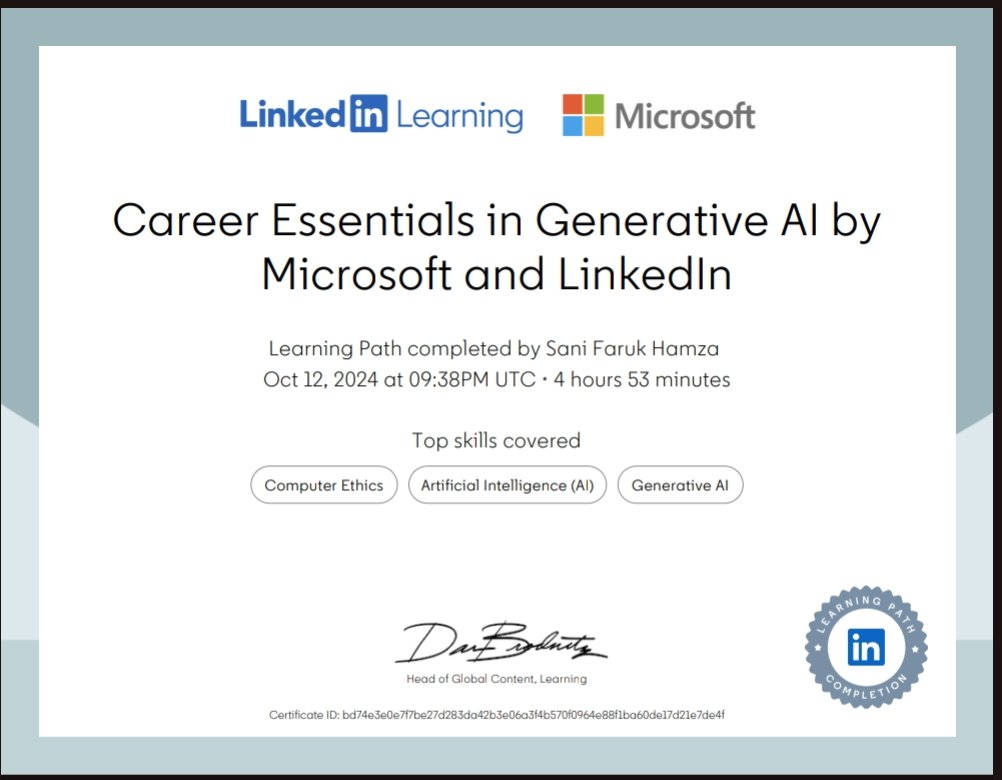 Shamza64's tweet photo. I just completed my 3mtt foundational courses. 
Name:- Sani Hamza Faruk 
Fellow id:- FE/24/5397973716
#My3MTT #3MTTLearningJournal @3MTTNigeria https://t.co/1ADSdIkpy5