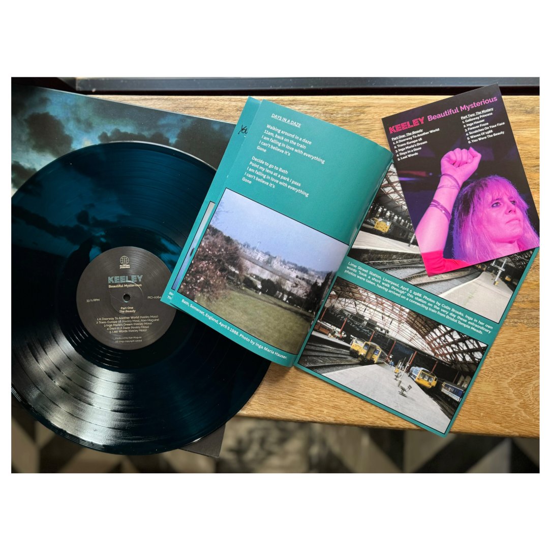 Our exclusive <a href="/Bandcamp/">bandcamp</a> offering via <a href="/tinyglobal123/">Tiny Global Productions</a>  - Aquamarine coloured vinyl + signed 20-page story book + non-album track download card - is shipping now! keeleyband.bandcamp.com 
It's going fast, it's been lovingly put together, hope you'll secure your copy! Love, Keeley 💙