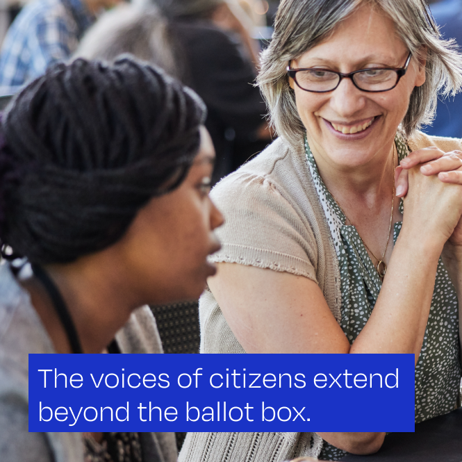 Even after elections, the voice of the citizens must be heard. Newly elected leaders face the challenge of representing everyone in their community. At G1000, we believe listening shouldn’t stop on election day. Every voice counts, in and outside the voting booth. 🎙🗳️