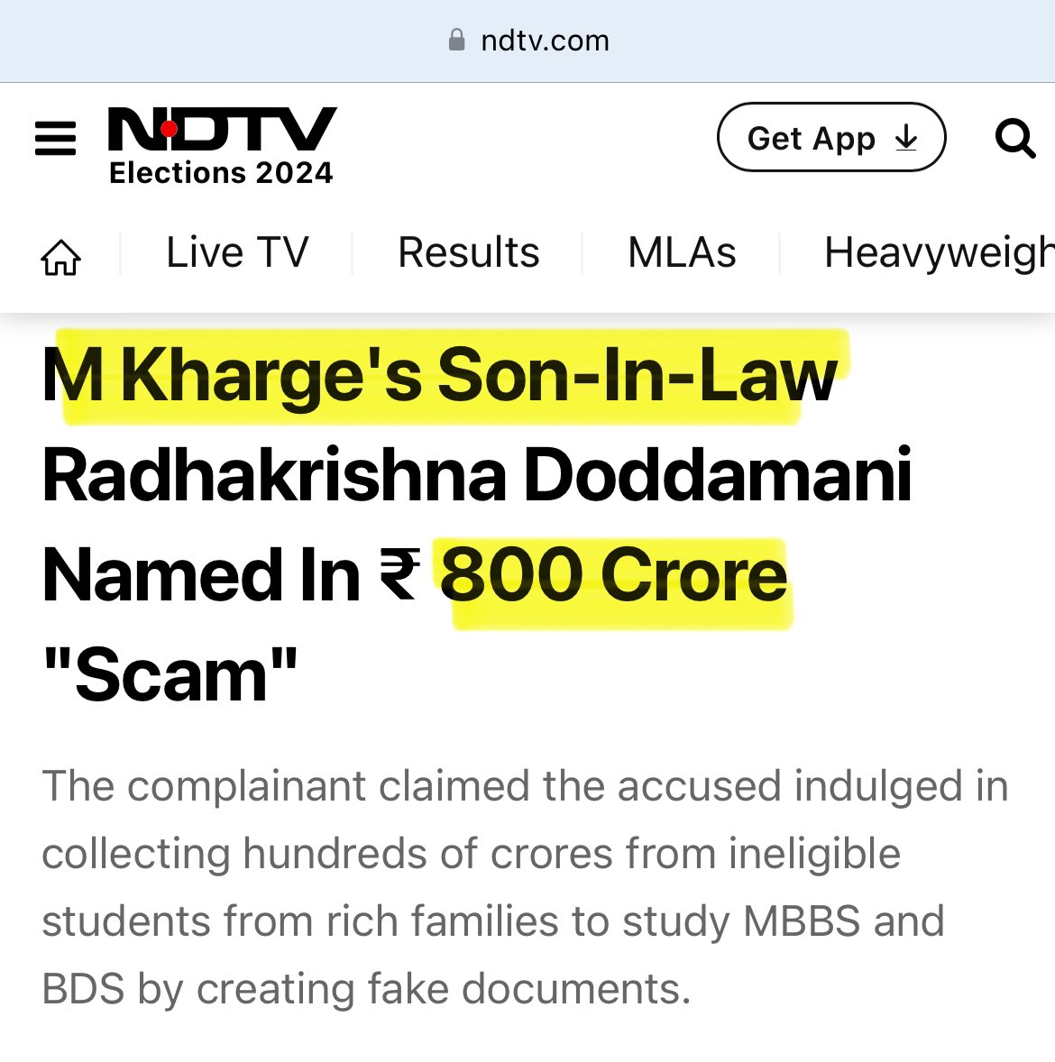 franklydharm's tweet photo. Then there’s the 800-crore MBBS BDS seat scam. Doddamani was involved in denying opportunities to students who deserved better. I feel for them. Where’s the accountability? #StudentScam #JusticeForStudents

4/8 https://t.co/BpQP0L9OZd