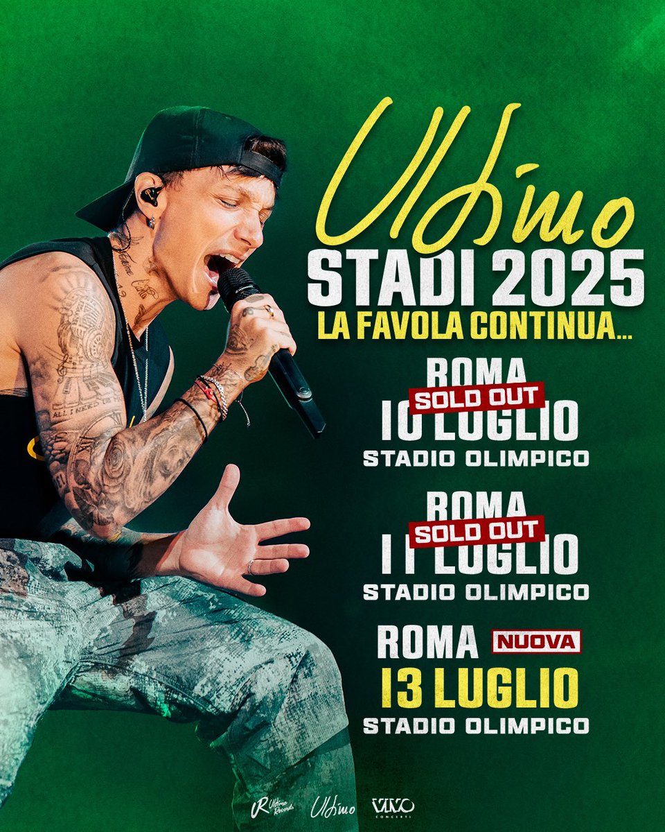 IlVeroUltimo's tweet image. IL MIO DECIMO STADIO OLIMPICO ❤️
BIGLIETTI FUORI DOMANI ALLE 14:00