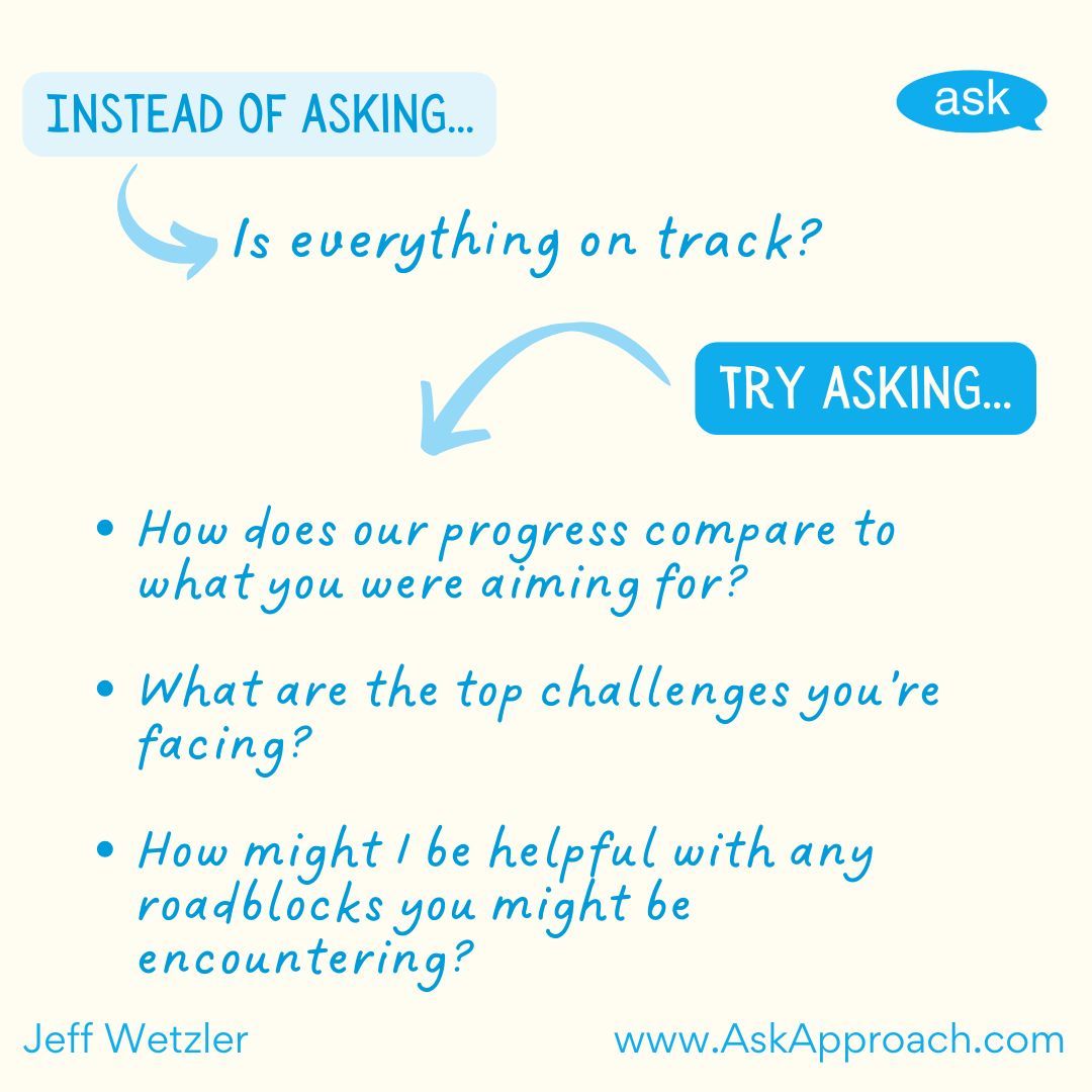 Is your go-to question getting you the information you really need?

What other quality alternatives have worked for you? Comment below!

__

SUBSCRIBE to my newsletter: buff.ly/46CTOoy
&amp;
GET YOUR COPY of ASK Today: buff.ly/44iCeoS