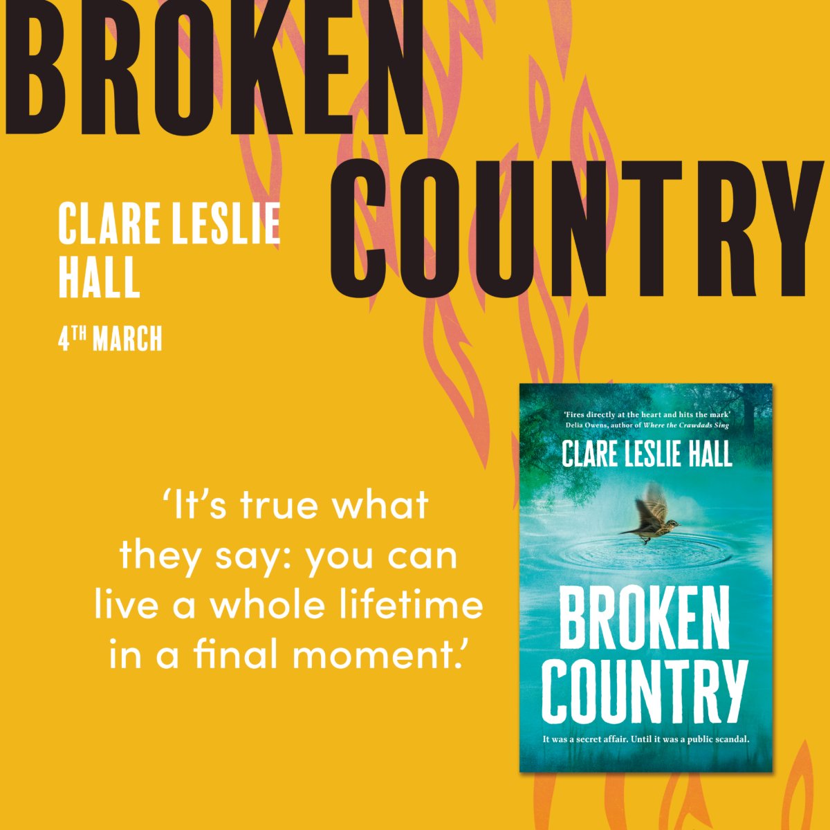 A love story with the pulse of a thriller, Broken Country is a heart-pounding novel of impossible choices and devastating consequences.

Read more here: brnw.ch/21wNMzz 

#JMPFictionZine25 <a href="/ClareEmpson2/">Clare Leslie Hall</a>