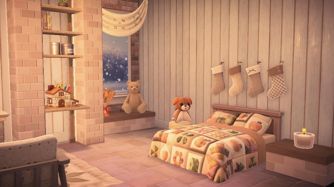 nextlevelweeb's tweet photo. Ever since I saw it, I've been trying to find a quilt that looks like the one in animal crossing for my real life house. It's been so long I think I just need to learn how to quilt if I want that gorgeous, gorgeous quilt. https://t.co/tNEiRl8kF8