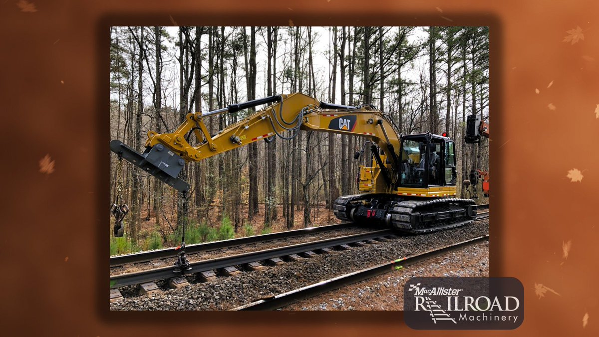 MacRailroad's tweet photo. Fall is here, and so are your rail project needs! 🍂 MacAllister Railroad Machinery has the reliable equipment and support to keep you on track this season. 🚂 https://t.co/xRgtpixQOu 
#RailroadMachinery #FallProjects #MacAllisterRail #RailIndustry https://t.co/DKmxpfbwNi
