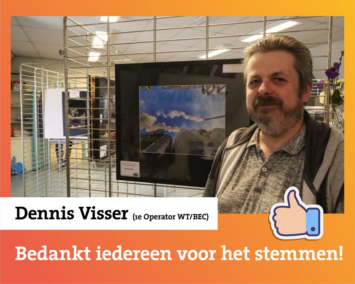 Supertof nieuws: Dennis Visser, onze 1e Operator WT/BEC, heeft de tweede plek veroverd in de fotowedstrijd ‘De Industrie in Beeld’! 📸 Een dikke shout-out naar Dennis en laten we hem allemaal feliciteren voor het schitterend vastleggen van de industrie waar we zo trots op zijn!