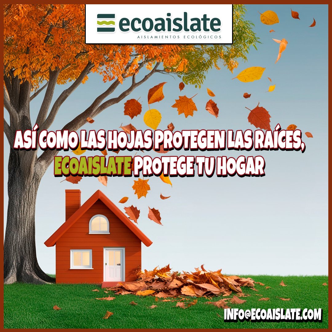 Ecoaislate's tweet photo. Así como las hojas protegen las raíces, Ecoaislate protege tu hogar. 🍃🏡

Con nuestros aislamientos ecológicos, mantén tu hogar cómodo y sostenible. 🌿 Cuida el planeta y ahorra energía.

📧 Contáctanos: info@ecoaislate.com
🔗 https://t.co/3R8F5Y4zCb https://t.co/UhCwIaz6gv