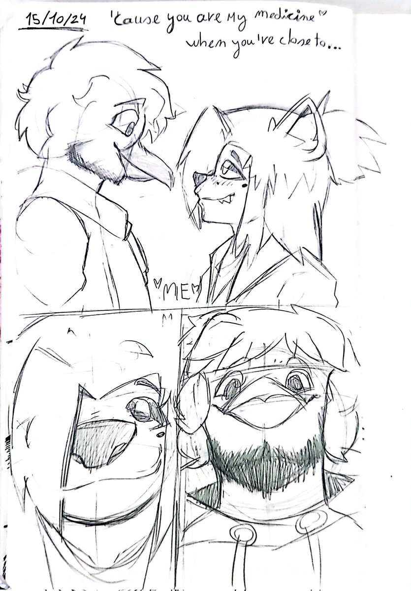 FurrZero's tweet photo. The Penguin and the Hyena ❤️ https://t.co/3Rq7wR9MoC