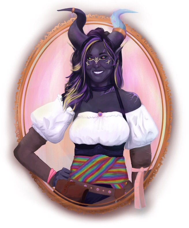 QRT your art that has horns. 🖤