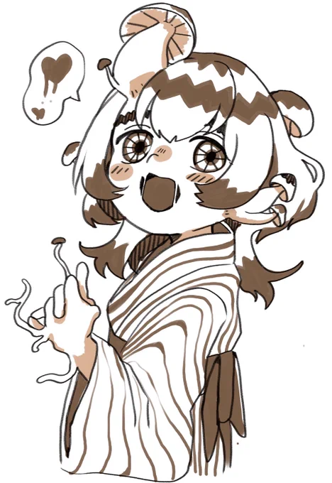 キノコの日らしいのでうちの創作っ子を再掲させていただきます。