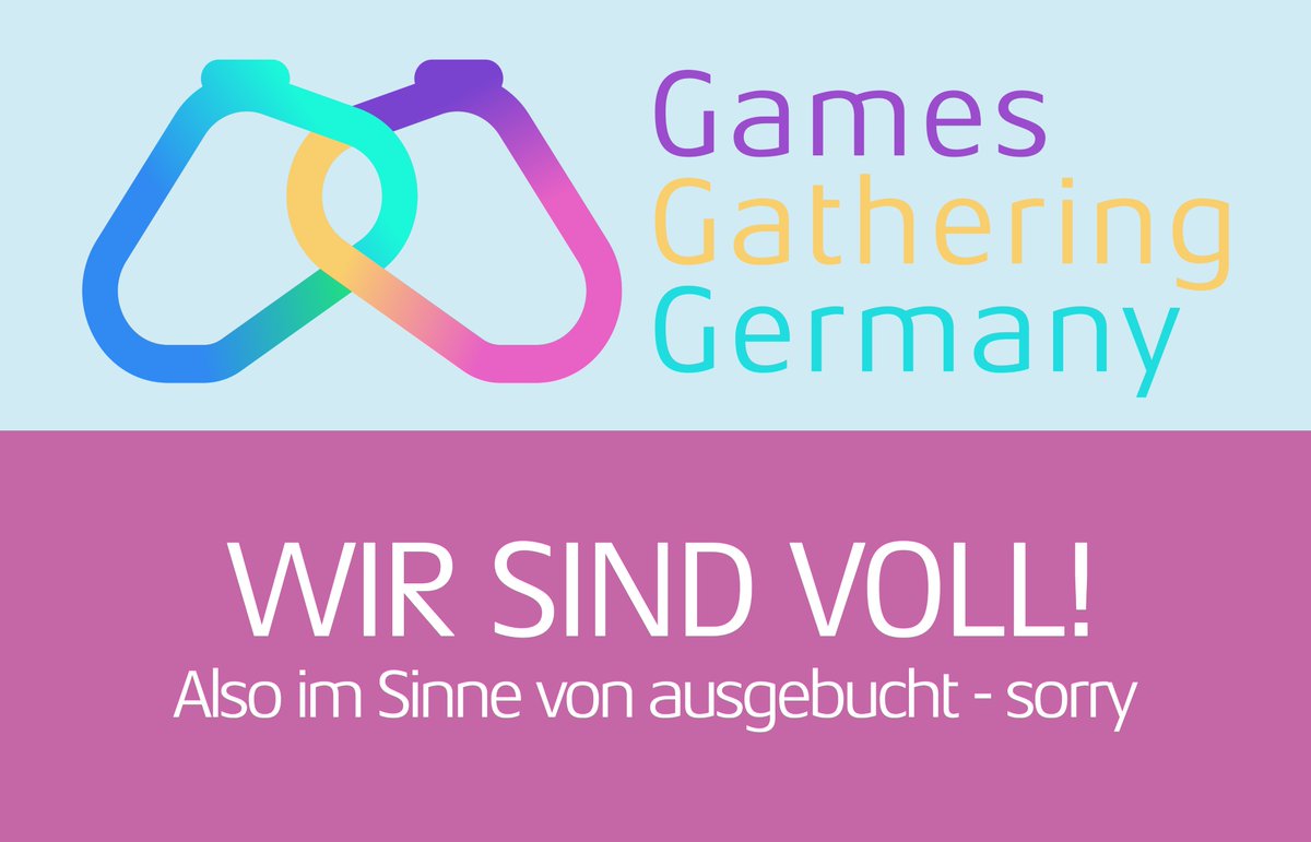 Wie sagt der Engländer noch? Tja!
Aktuell sind wir leider ausgebucht. Falls noch Tickets frei werden oder wir weitere freischalten sollten, wird das Batsignal am Himmel zu sehen sein!

gamesgatheringgermany.com #GamesGatheringGermany #AssembleTeam