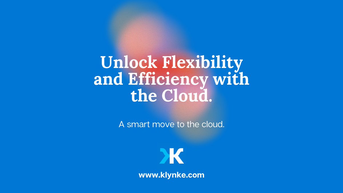 🚀Move to the cloud with #Klynke🚀

Why?💰Cost savings, 🌟agility, 📈 scalability and seamless integration with #Microsoft tools. Let's transform your business with flexible, cost-effective subscriptions! 

🌍👉klynke.com

#cloudcomputing #efficiency