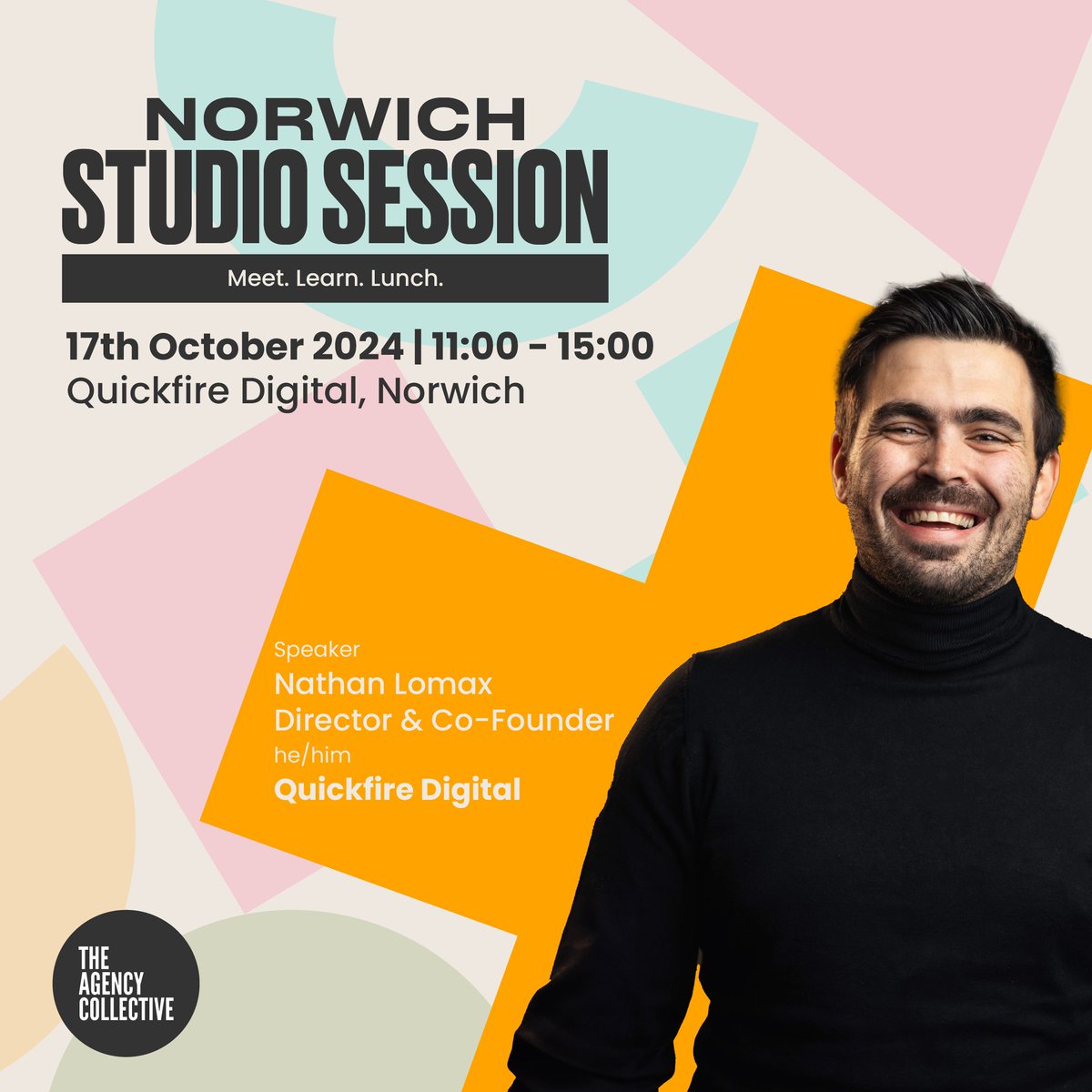 Our Norwich studio session is this Thursday, built on one thing: Honesty (raw, real, unfiltered). 

Expect open chats, insights from Nathan Lomax on lead generation, and a no-fluff Q&amp;A on scaling and personal branding. 

Join us—snacks included! 🍿🎟️ bit.ly/3yjvvzu