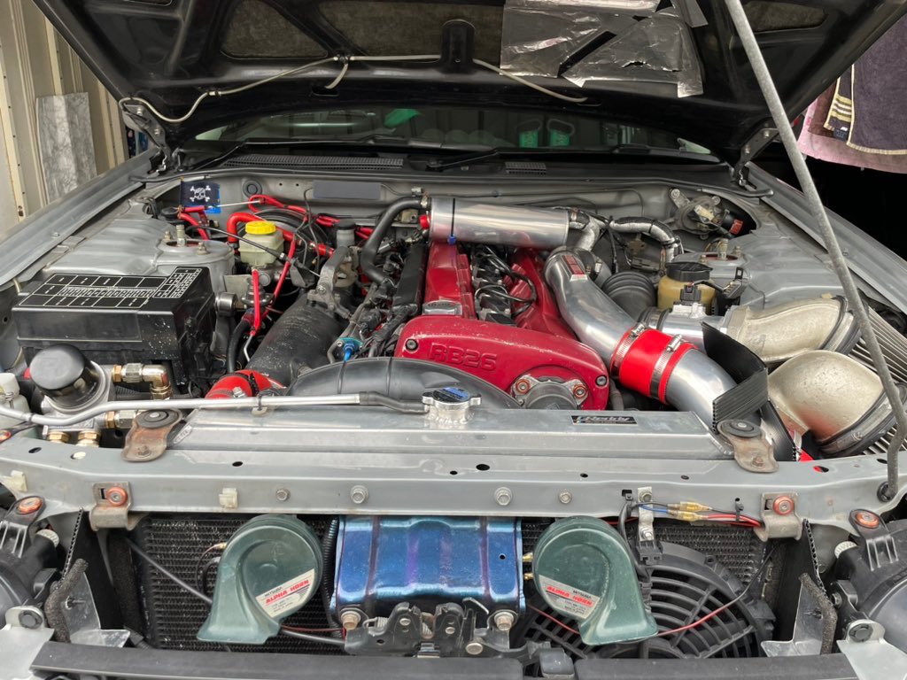 skyBR34's tweet photo. #所有してる車両をエンジン型式で教える
エンジン？ニーロク(๑´ڡ`๑)
って言いたいが故に載せたRB26DETT(^q^)
ファミリーカー使いするだけならRB25DEが一番経済的でよかったと思う( ˘ω˘) https://t.co/3msuXuOsHF