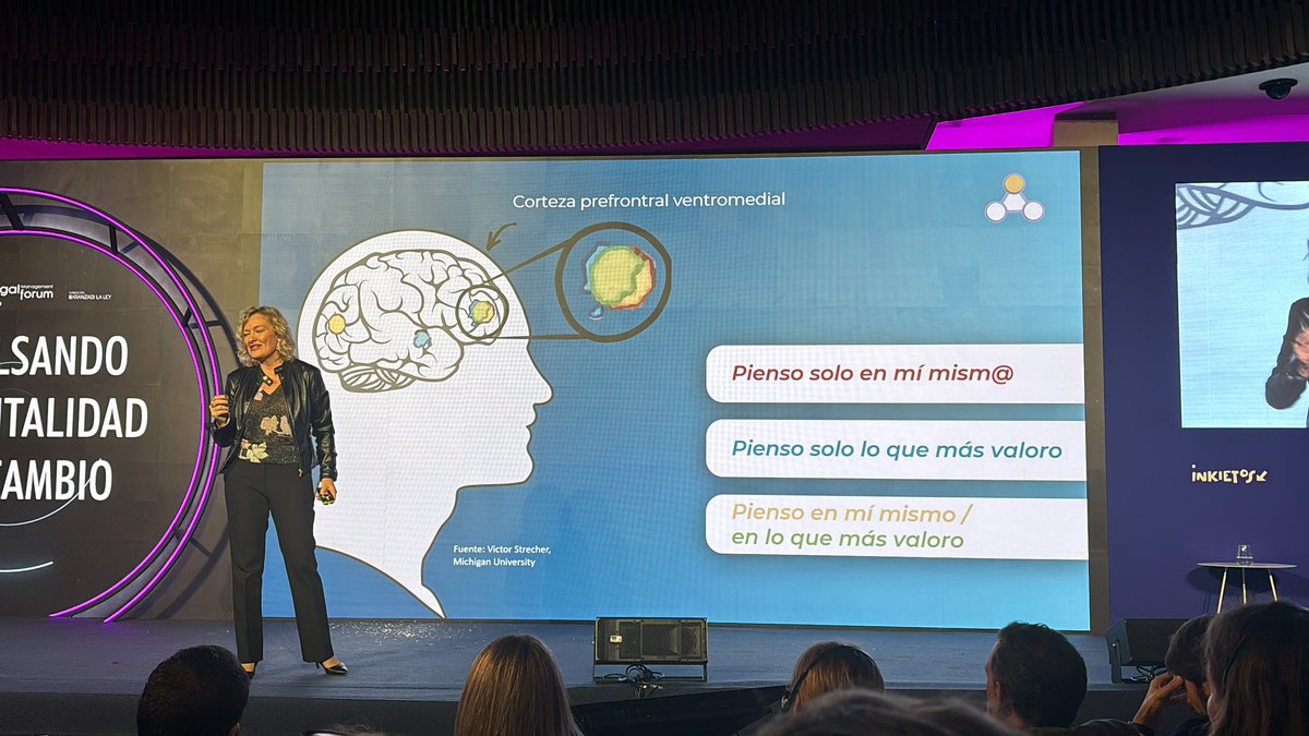 Propósito: ¿Para qué hacemos lo que hacemos? Cuando trabajas en algo en lo que crees se activa una parte del cerebro que genera prioridades y por tanto es capaz de neutralizar el miedo. El para qué, la visión, es clave para impulsar la mentalidad del cambio <a href="/PilarJerico/">Pilar Jericó</a>