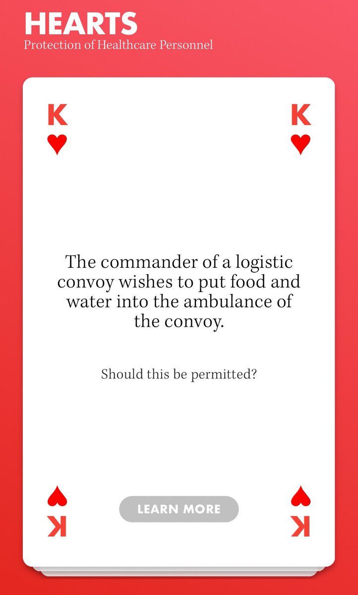Military Medical Ethics challenges. See militaryethics.uk/en/playing-car… for discussion