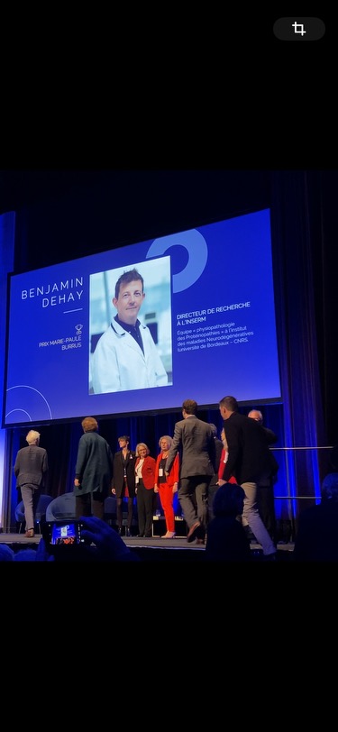 Institute of Neurodegenerative Diseases (IMN) (@imnresearch) on Twitter photo Congratulations to @benjamindehay, DR <a href="/Inserm/">Inserm</a> at <a href="/IMNresearch/">Institute of Neurodegenerative Diseases (IMN)</a> for the Marie-Paule Burrus 2024 scientific prize awarded by the <a href="/FRM_officiel/">Fondation pour la Recherche Médicale</a> !
This prize is awarded to a researcher working on neurodegenerative diseases🧠
<a href="/Neuro_Bordeaux/">Bordeaux Neurocampus</a> Congratulations to @benjamindehay, DR <a href="/Inserm/">Inserm</a> at <a href="/IMNresearch/">Institute of Neurodegenerative Diseases (IMN)</a> for the Marie-Paule Burrus 2024 scientific prize awarded by the <a href="/FRM_officiel/">Fondation pour la Recherche Médicale</a> !
This prize is awarded to a researcher working on neurodegenerative diseases🧠
<a href="/Neuro_Bordeaux/">Bordeaux Neurocampus</a>
