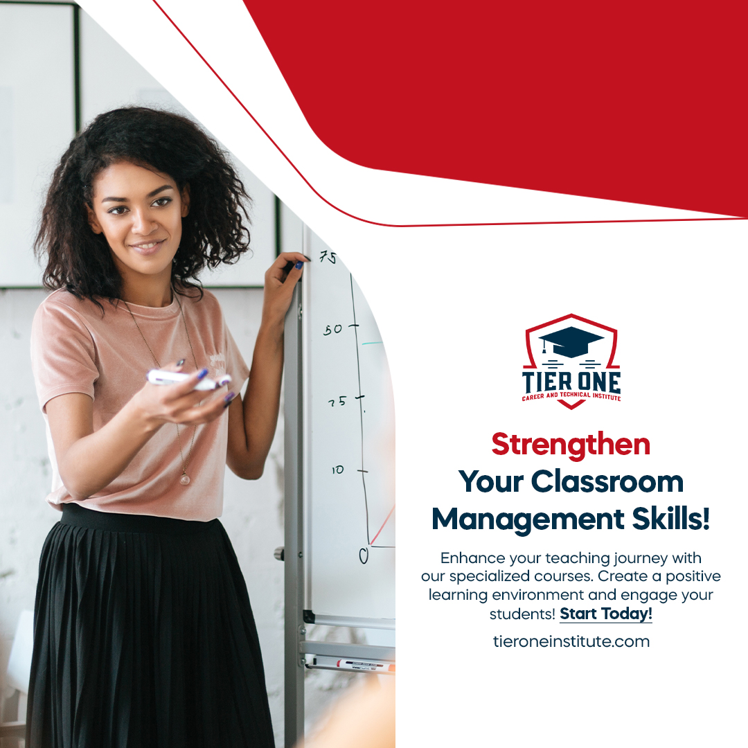 TierOneCareer's tweet image. Enhance your teaching journey with our specialized courses! 📚✨

Create a positive learning environment and engage your students like never before.

tieroneinstitute.com

#tieroneinstitute #teachers #industrycertifications