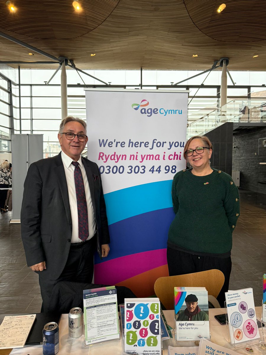 AgeCymru's tweet photo. Great to chat with @Sioned_W @MickAntoniw1 @PeredurPlaidAS in the Farchand today about issues affecting older people across Wales. https://t.co/8NNrZw0kUw