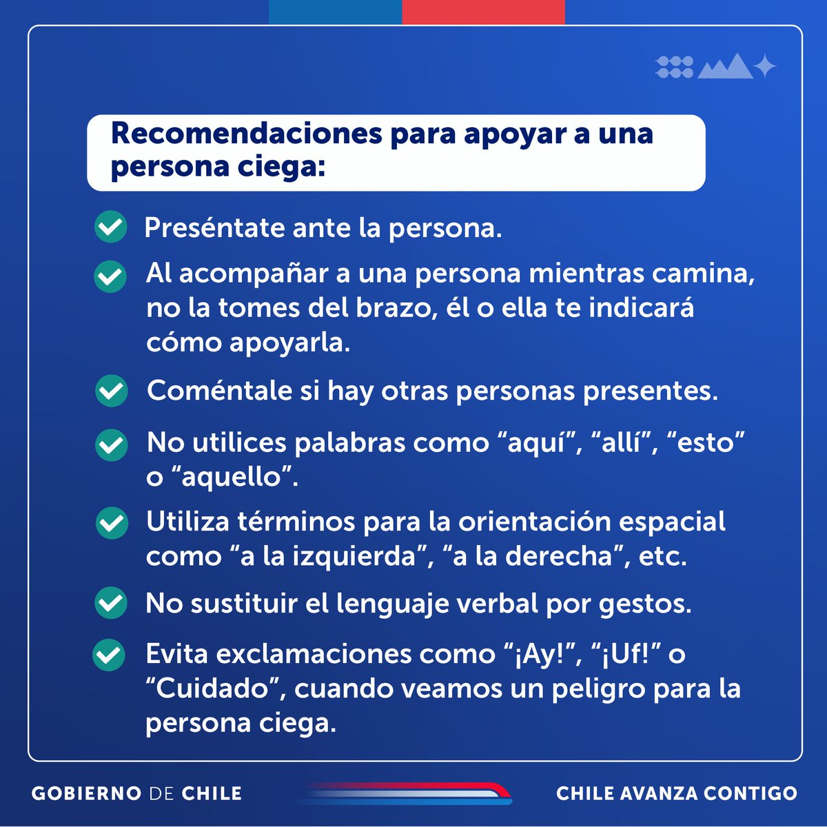 🦯 En el Día Mundial del Bastón Blanco, enfatizamos que su uso permite a las personas ciegas y con discapacidad visual tener mayor autonomía, participación e inclusión.