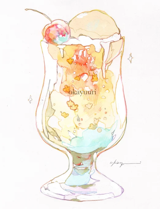 秋のスイーツたちきらきらみかんサンドとろりんかぼちゃプリン金木犀散るクリームソーダほっこりマロンラテ 