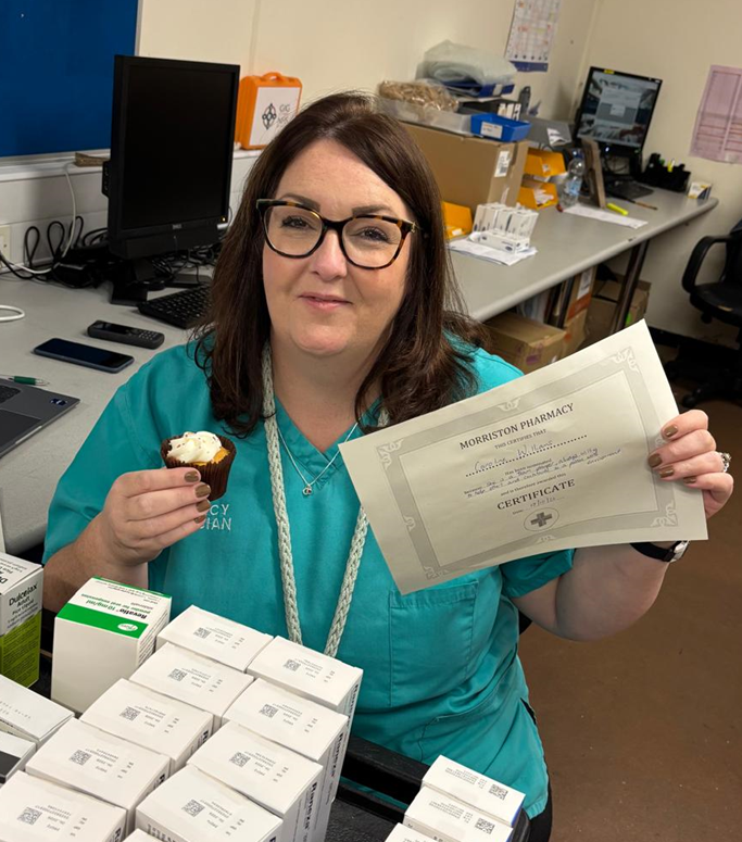 Caroline Williams, new to the Procurement Team to support and ensure consistent supply of Medication and ward based services #RxTechDay