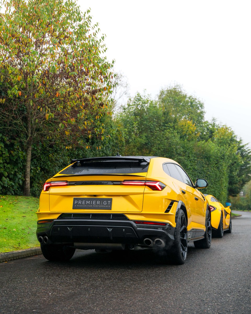 The perfect two car solution? 🐝

#McLaren #570GT #MSOVolcanoYellow #Lamborghini #UrusPerformante #GialloInti #PremierGT
