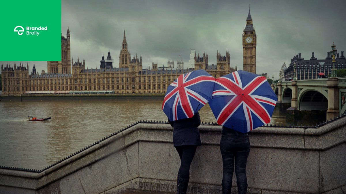 #London is the Umbrella Capital of the World!

With an average of 109 rainy days per year, it's no surprise that London is often dubbed the "umbrella capital." 

It's also a hotspot for companies producing high-quality, branded umbrellas to cater to the constant demand.