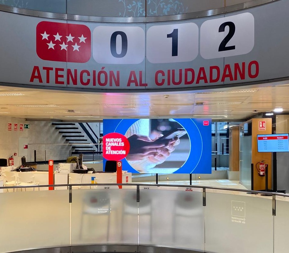 ¡Nos complace compartir otro caso de éxito! La Oficina de Atención al Ciudadano ya cuenta con una pantalla de Alfalite.

Se trata de una 𝐀𝐥𝐟𝐚𝐥𝐢𝐭𝐞 𝐌𝐨𝐝𝐮𝐥𝐚𝐫𝐩𝐢𝐱 𝟏.𝟗, integrada por nuestro partner, Crambo. Gracias por vuestra confianza.