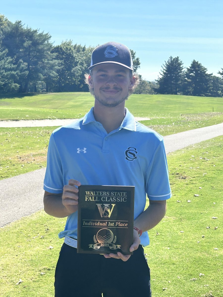 Tennessee Community College Athletic Association (@tccaasports) on Twitter photo Congratulations to the <a href="/TCCAAsports/">Tennessee Community College Athletic Association</a> / Region 7 Golfer of the Week. Cleveland State FR Carson Minish! This Cougar took home medalist honors (73-72) at the Walters St Fall Classic. <a href="/CS_Athletics/">Cleveland State Cougars</a> Congratulations to the <a href="/TCCAAsports/">Tennessee Community College Athletic Association</a> / Region 7 Golfer of the Week. Cleveland State FR Carson Minish! This Cougar took home medalist honors (73-72) at the Walters St Fall Classic. <a href="/CS_Athletics/">Cleveland State Cougars</a>