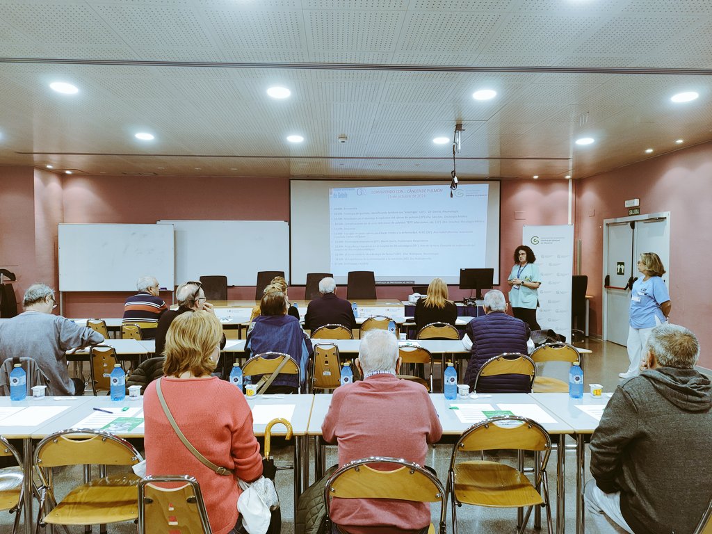 Un placer participar en la jornada para pacientes "Conviviendo con... cáncer de pulmón"