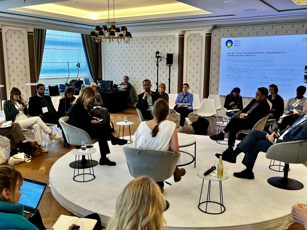 IISD’s <a href="/sunilmani02/">Sunil Mani</a> says 1/4 of 🌏 deaths due to air pollution occur in #India every year.

Women &amp; children are particularly at risk due to burning of solid fuels for cooking. To tackle this, 🇮🇳 spent USD 5bn/year in FY14-FY23 to roll out cleaner Liquified Petroleum Gas (LPG).