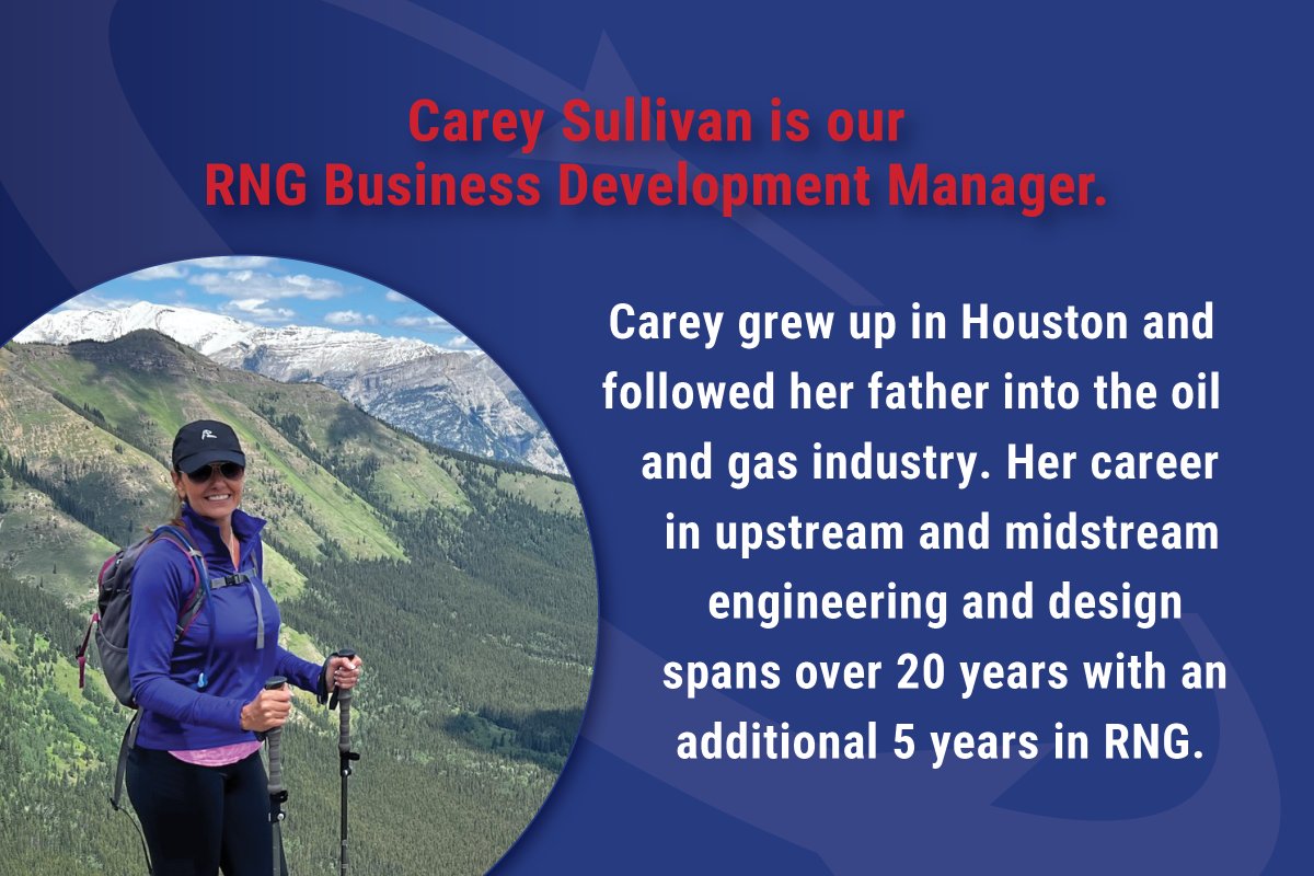 Renewable energy employs about 32% women and here’s one of the best!

She'll be attending #BusinessofBiogas and #Wastcon conferences next week... if you're going, say hello!

More on Carey's industry focus... nacellesolutions.com/renewable-gas/
