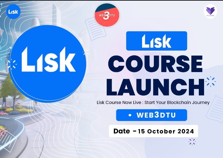 web3dtu's tweet photo. Announcing the Launch of the Lisk Development Course at web3dtu 📢

We are pleased to introduce a new educational opportunity for our students and the broader tech community – the Lisk Development Course. https://t.co/lDSlXtUmVX