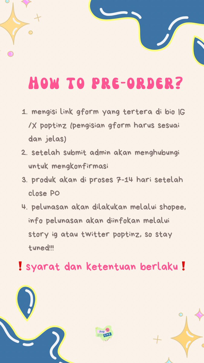 poptinz's tweet photo. ❣️ HOW TO JOIN PREORDER ❣️ https://t.co/NVyCFN1zZd