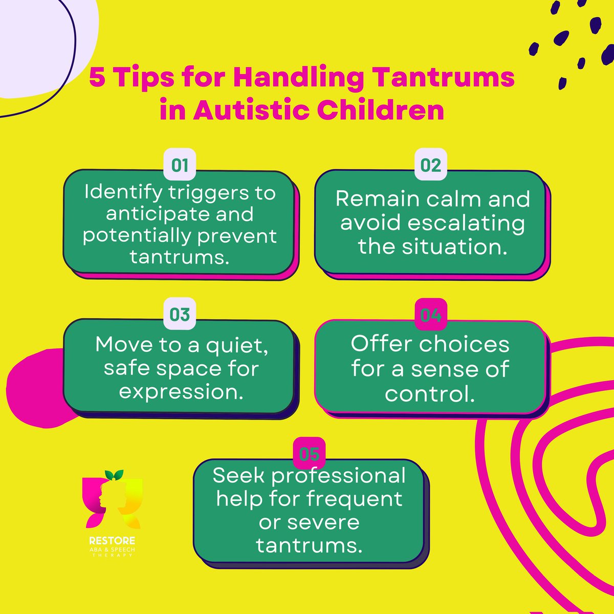 Restoreaba's tweet image. Handling child tantrums in autistic children can be very tasking.

Here's how to help in that situation.