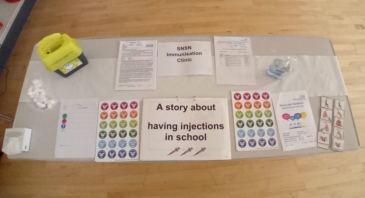 Today we held a flu clinic at Chellow Heights West for the learners who had consented to the vaccine.
The SNSN team did a fabulous job as did the staff and learners 😀