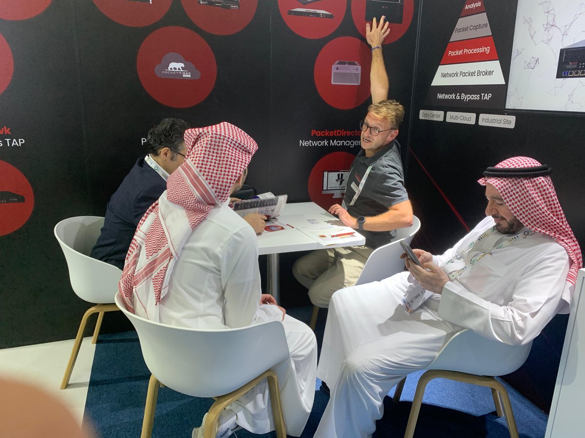 There was a lot going on at our #GITEX stand in #Dubai today - and all our employees were working flat out.

And it shows once again that sometimes even many colleraterals and diagrams cannot replace a personal conversation. (especially picture 3 &amp; 4 ;-)

@ Hall 2, Stand H2-C15
