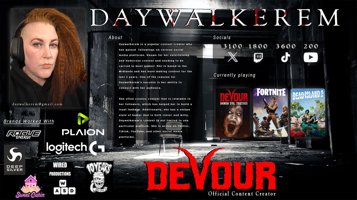 DayWalkerEm1's tweet image. Updated media kit .. as always a huge Thankyou to @BangemTV who updates it for me