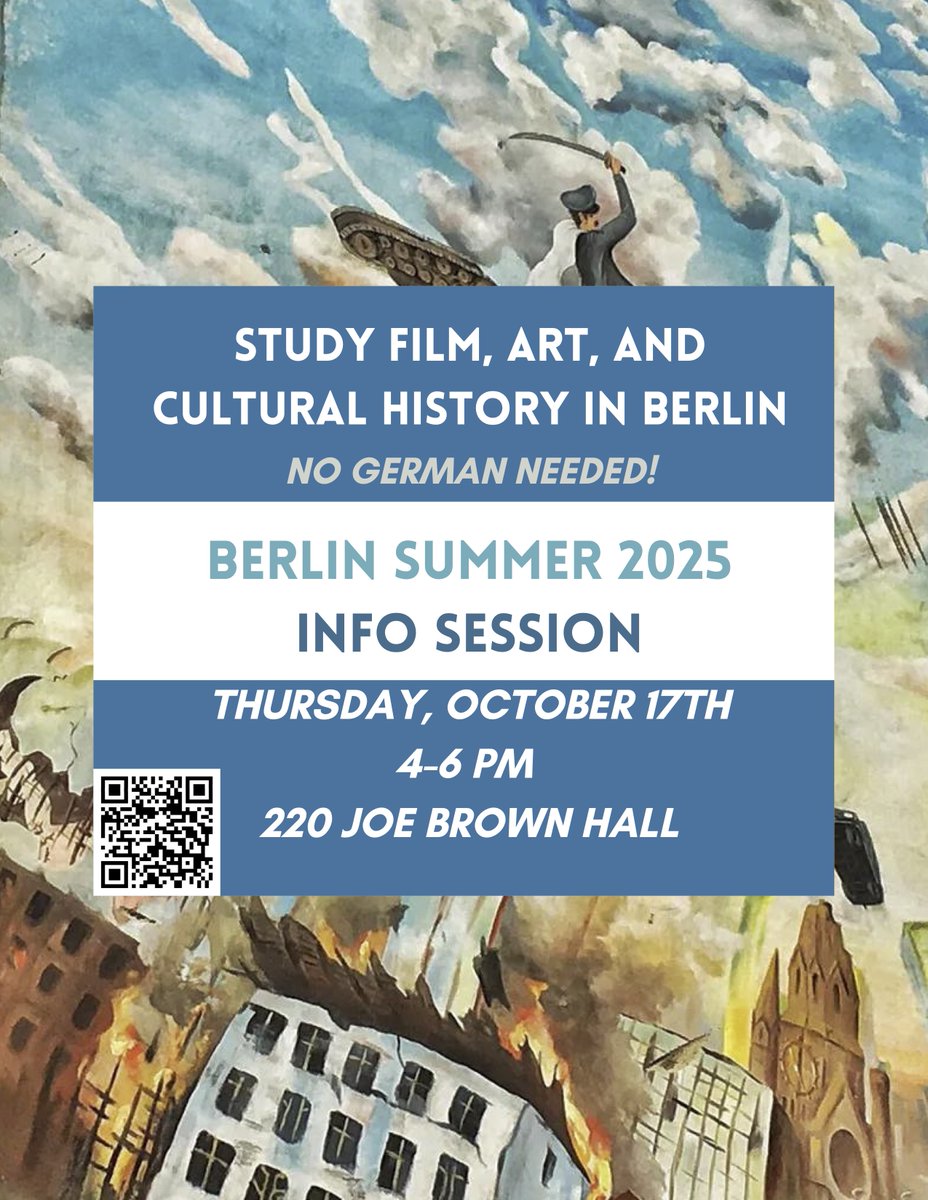 Don't miss out on this important info session!

Bring a friend and learn about our Berlin Summer 2025 study abroad program this Thursday!

#ugastudyabroad