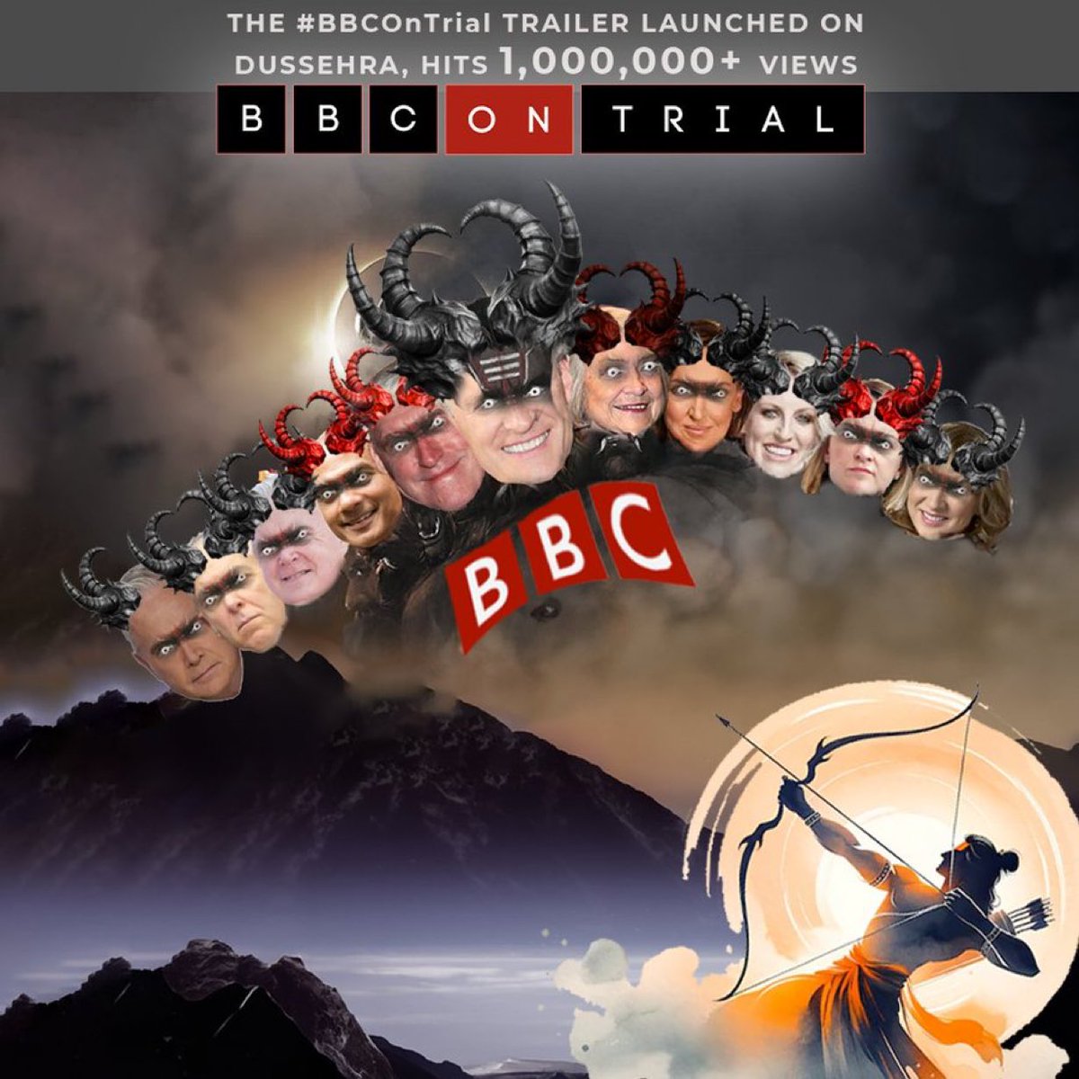 ravikarkara's tweet image. Must Watch: The battle between good and evil is not just fought on the battlefield but also in the world of ideas and information. 

It&apos;s time to ban the Anti-India BBC. Identify the heads of Ravana👇🤡  
v @StringReveals 

Paste in comments:
#BBCOnTrial #BBCDocumentary…