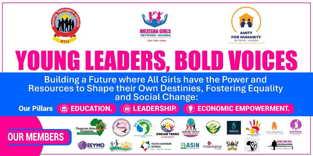 Amity for Humanity Initiative-Uganda (@amity_uganda) on Twitter photo We are on tomorrow for the Young Leaders, Bold Voices post International Day of the Girl child event #IDGC2024.
Your voice matters, use it boldly
<a href="/WezeshaGirls/">Wezesha Girls Network-Ug🇺🇬</a> We are on tomorrow for the Young Leaders, Bold Voices post International Day of the Girl child event #IDGC2024.
Your voice matters, use it boldly
<a href="/WezeshaGirls/">Wezesha Girls Network-Ug🇺🇬</a>