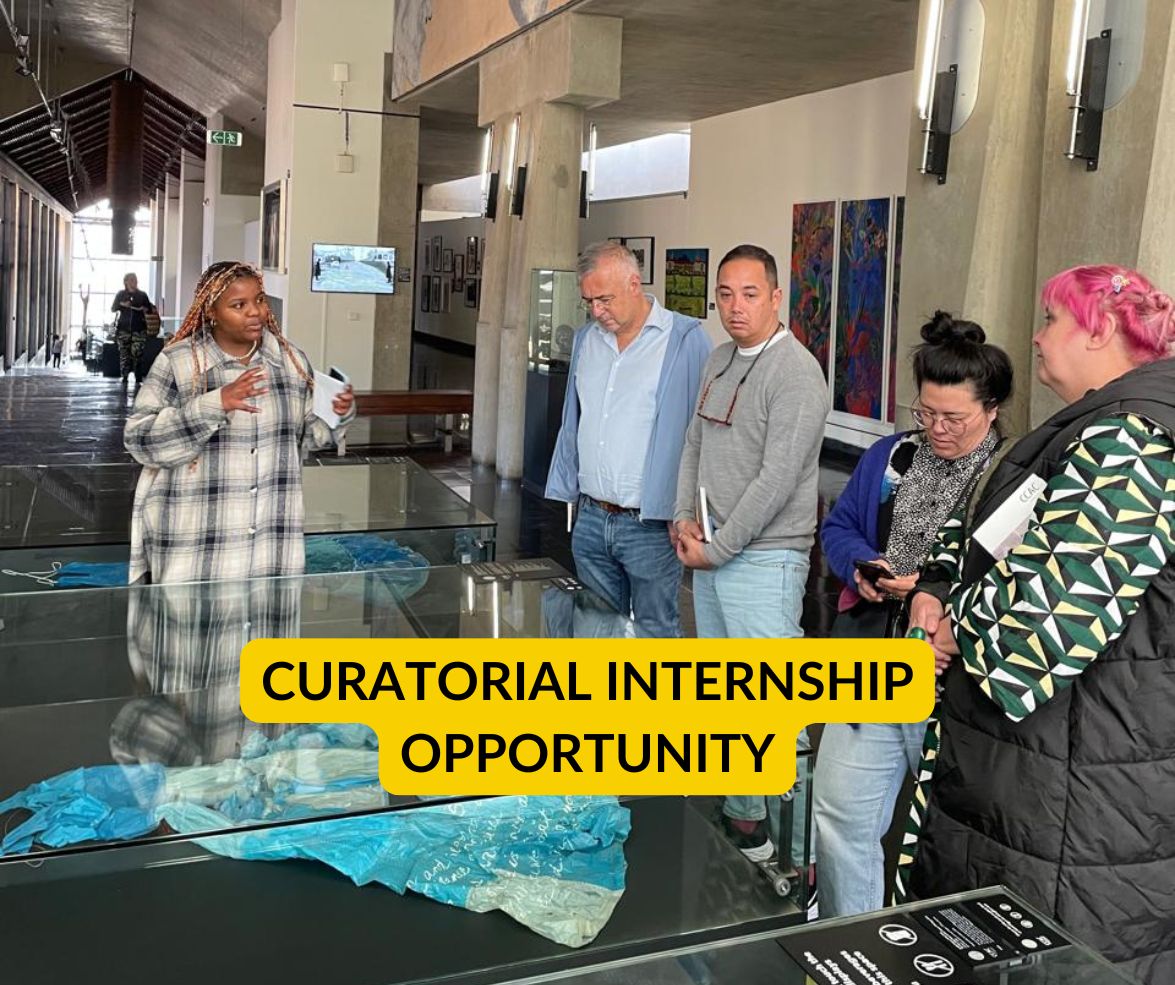 The <a href="/ConcourtTrust/">Constitutional Court Trust (CCT)</a>  is looking for recent graduates with a keen interest in visual art and justice in South Africa to apply for a full-time paid internship opportunity working on the Constitutional Court Art Collection.

Info: ccac.concourttrust.org.za/news/2024/cura…