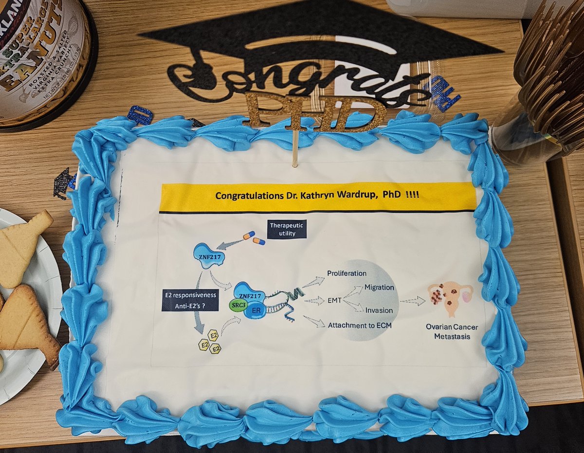ronny_drapkin's tweet photo. It was a real pleasure to serve on Kat Wardrup's thesis committee @UMBC. ZNF217 is a great story in ovarian cancer. Congratulations to Kat and her mentor and @CDMRP @OvCaAcademy ECI @achuthz on Dr. Wardrup's successful defense!
@ChiappinelliLab @DenardaD @priyanka13verma https://t.co/oqowJPsbUV
