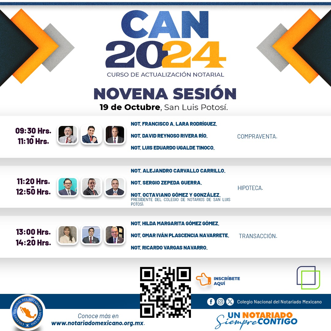 #NoTeLoPierdas

Este sábado 19 de octubre  a las 9:30 hrs., hora del centro del país, iniciará la Novena Sesión del Curso de Actualización de Videoconferencia.

Consulta el temario👇

#UnNotariadoSiempreContigo
#CapacitaciónNotarial
#NotariadoMexicano 
#ContigoSi