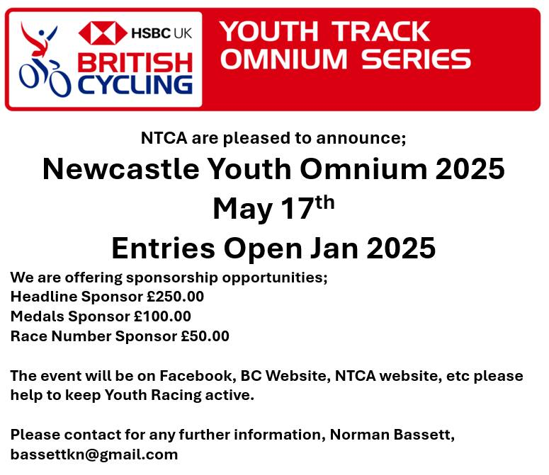 BassettCycle's tweet photo. Newcastle Track Cycling Assoc, Youth Omnium event 2025, Saturday May 17th, at
@NewcastleTownFC
, thanks for their help #GroundShare https://t.co/eIkUTzHmBM